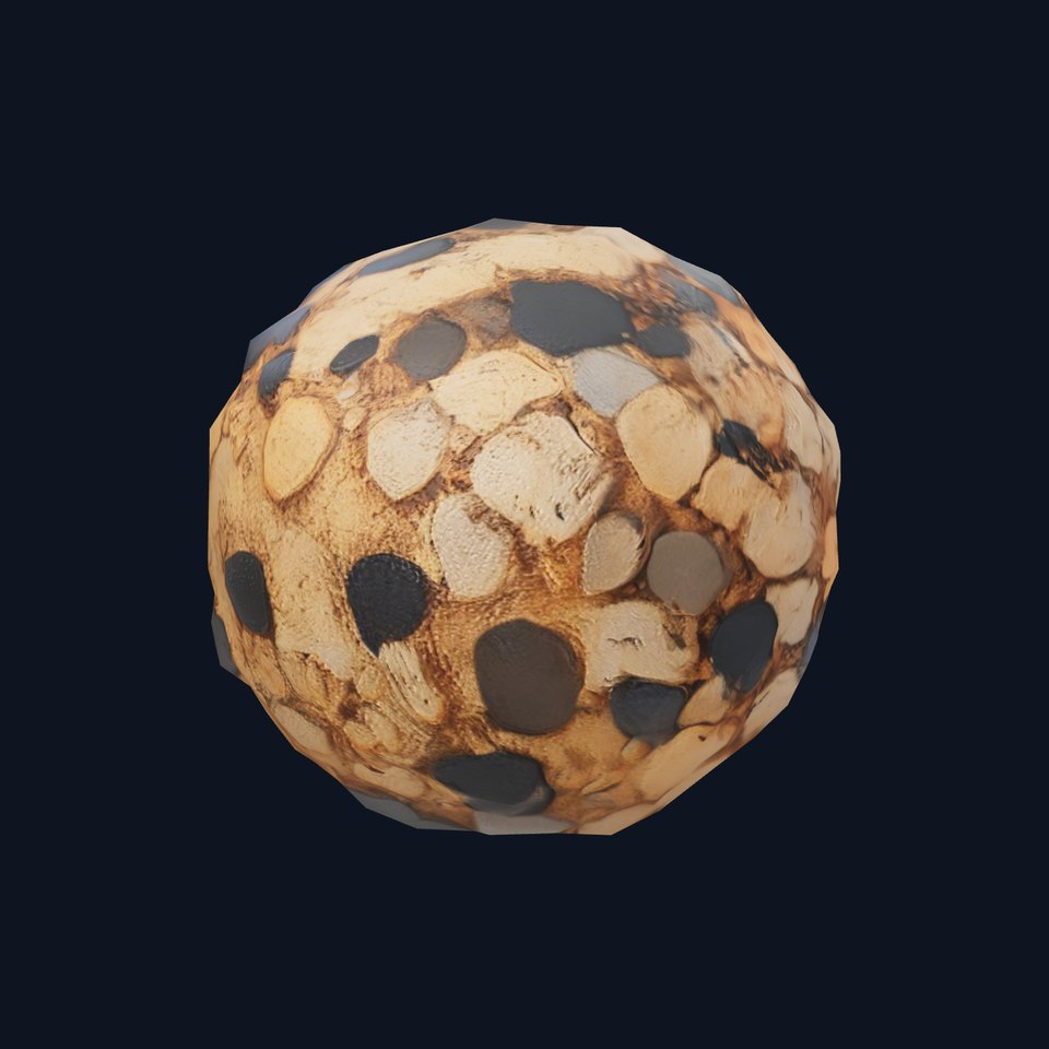 Rustic Cobblestone Texture model pack